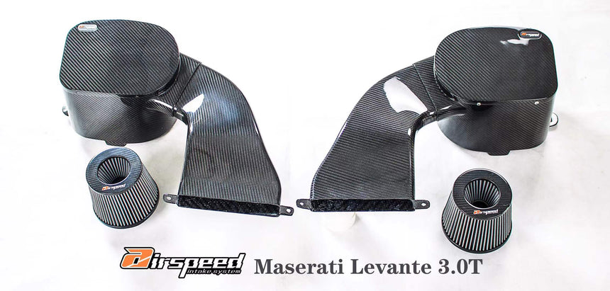 Maserati Levante 3.0T Airspeed Brand 100% Dry Carbon Fiber Cold Air Intake System