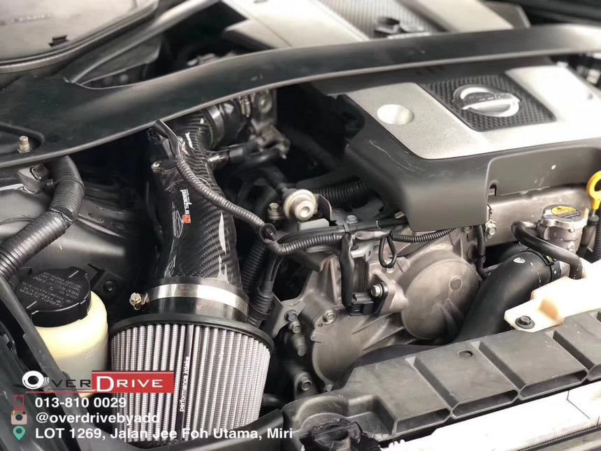 Nissan 370z / Infinity G37 [2008-2013] Airspeed Brand 100% Dry Carbon Fiber Cold Air Intake System
