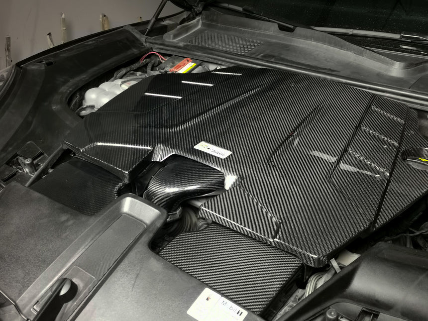 Porsche Cayenne 3.0T 9Y0 [2019-UP] Airspeed Brand 100% Dry Carbon Fiber Cold Air Intake System