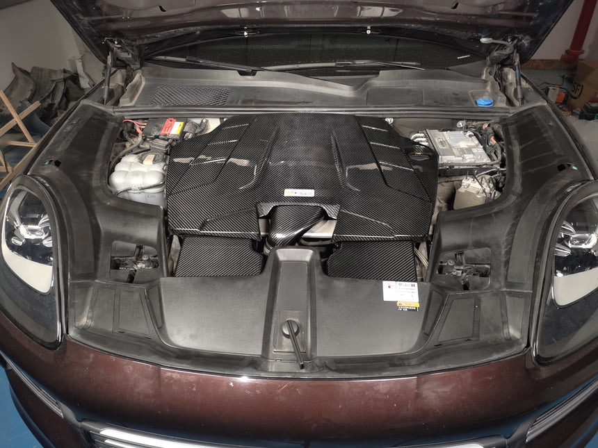 Porsche Cayenne 3.0T 9Y0 [2019-UP] Airspeed Brand 100% Dry Carbon Fiber Cold Air Intake System