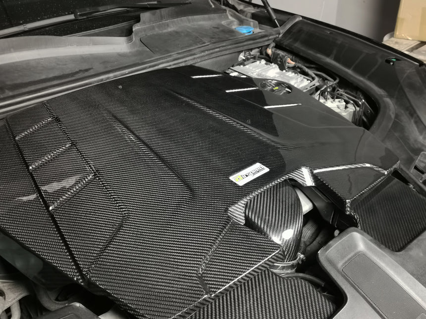 Porsche Cayenne 3.0T 9Y0 [2019-UP] Airspeed Brand 100% Dry Carbon Fiber Cold Air Intake System