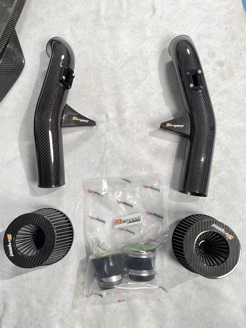 Nissan GTR R35 2009 Airspeed Brand 100% Dry Carbon Fiber Cold Air Intake System