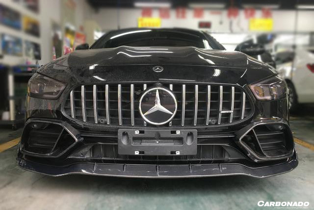 2019+ Mercedes Benz AMG GT63/S 4Door Coupe X290 BRS Style Carbon Fiber Front Bumper Vents