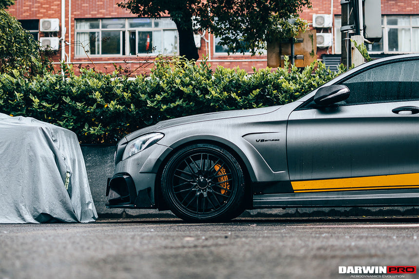 2015-2018 Mercedes Benz W205 C63/S AMG Sedan IMP Performance Partial Carbon Fiber Full Body Kit