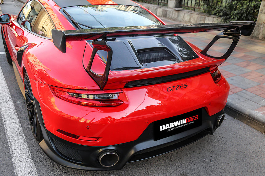 2016-2019 Porsche 911 991.2 Carrera /S/4S GT2RS Style Carbon Fiber Trunk Spoiler Wing