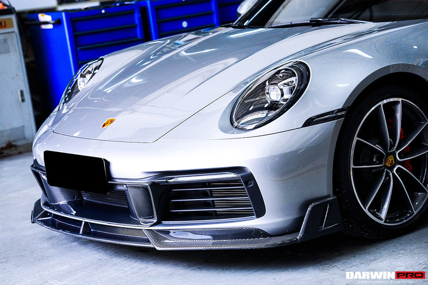2019-2023 Porsche 911 992 Carrera S/4/4S/Targa/Cabriolet BKSS Style Front Middle Lip