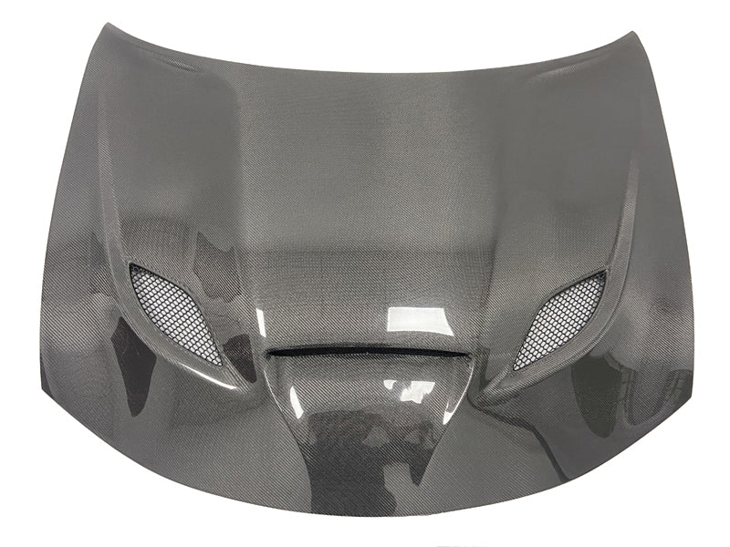 Dodge Charger 2015+ HC Style Carbon Fiber With Heat Extractor Vents Hood