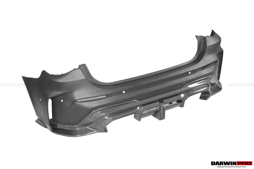 2021-UP BMW M3 G80 BKSSII Style Rear Bumper W/ Exhaust Tips