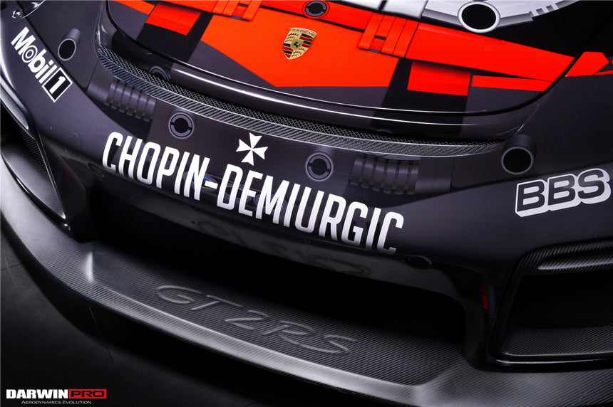 2016-2019 Porsche 911 991.2 Carrera /Targa 4/4S GT2RS Style Partial Carbon Fiber Front Bumper