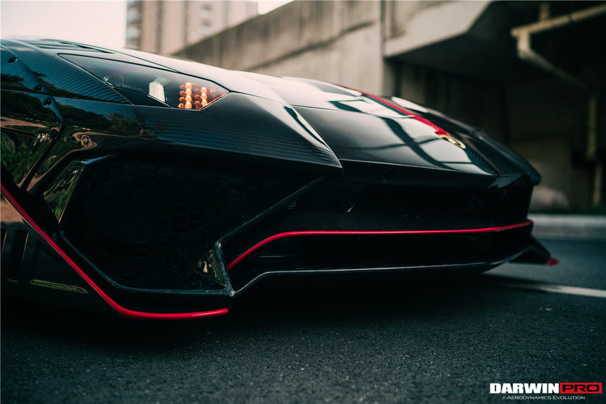 2011-2016 Lamborghini Aventador LP700 Coupe SV-BKSSII Style Wide body Carbon Fiber Aero Full Kit