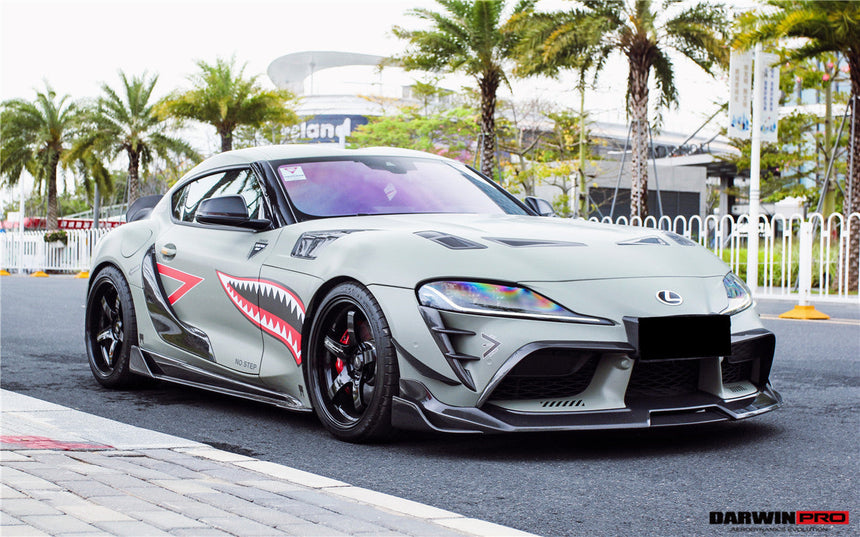 2019-UP Toyota GR Supra (J29/DB) A90 A91 BKSS Style Carbon Fiber Front Bumper Vents