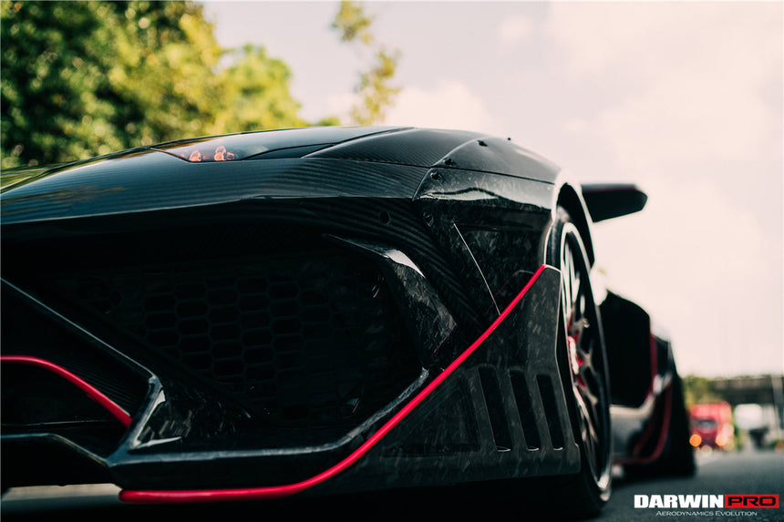 2011-2016 Lamborghini Aventador LP700 Coupe SV-BKSSII Style Wide body Carbon Fiber Aero Full Kit