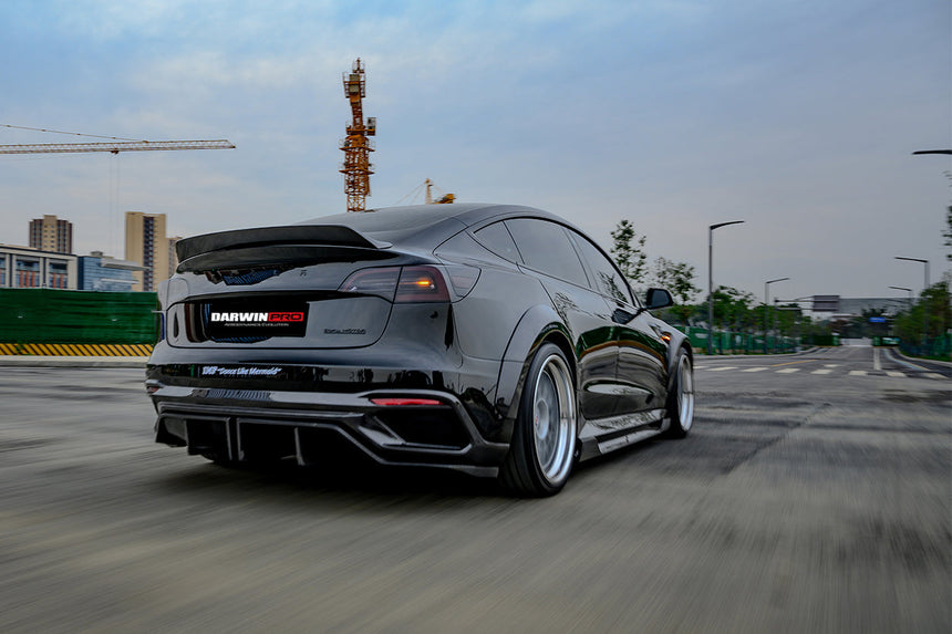 2021+ Tesla Model 3 IMP Performance Partial Carbon Fiber Full Body Kit