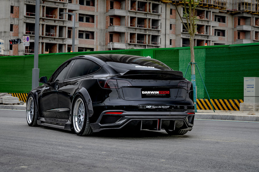 2021+ Tesla Model 3 IMP Performance Partial Carbon Fiber Full Body Kit