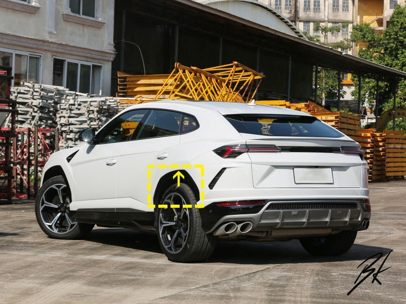 BK Aero 2018-2021 Lamborghini URUS Dry Carbon Fiber Fender Flares — view 5