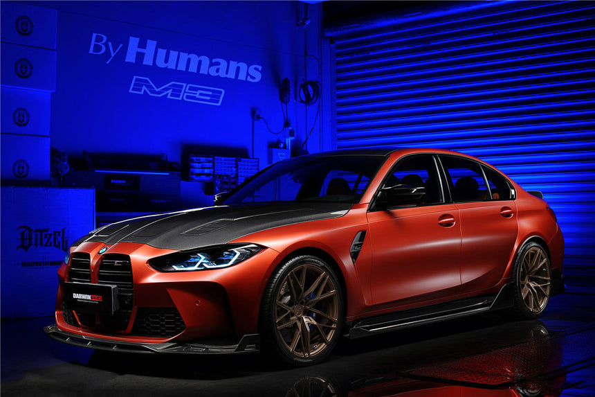 2021-UP BMW M3 G80 BKSS Style Carbon Fiber Side Skirts