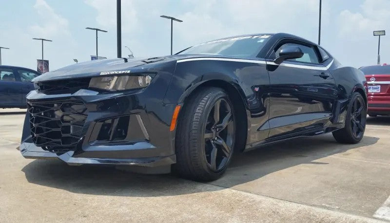 Camaro 6th Gen -  ZL1 / SS - ZL1 style Carbon Fiber Side Skirts