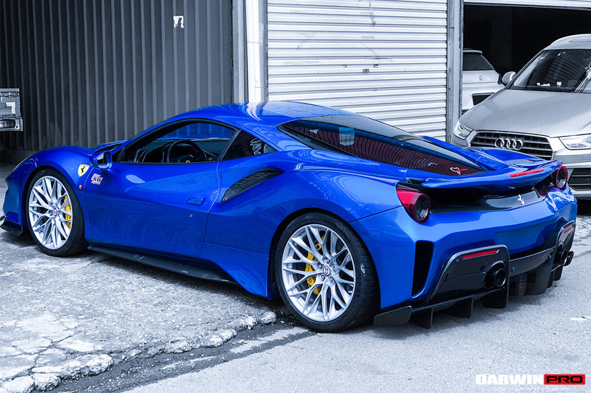 2015-2020 Ferrari 488 GTB & Spyder Pista Style Side Skirts