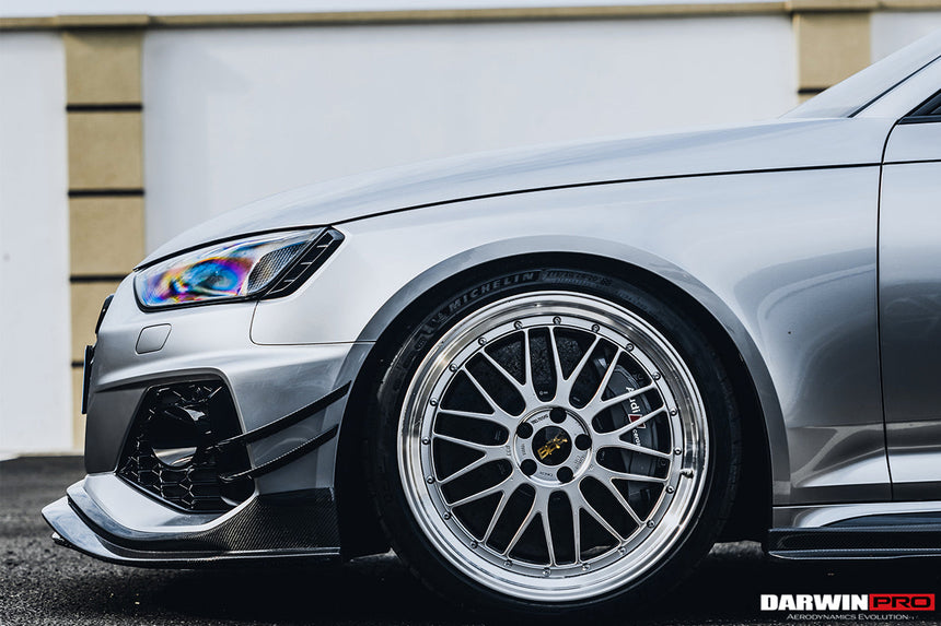 2020-2024 Audi RS4 B9.5 BKSS Style Carbon Fiber Front Lip