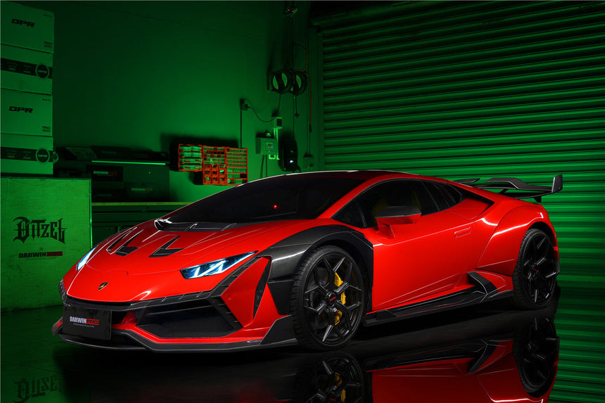 2015-2022 Lamborghini Huracan LP610 & LP580 Coupe Only BKSSII Style Full Wide Body Kit