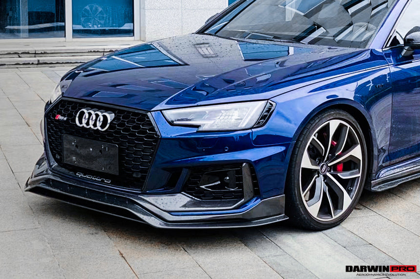 2017-2019 Audi RS4 B9 Front Bumper Trim Lip