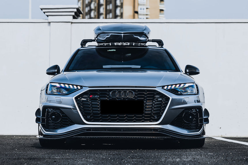 2020-2024 Audi RS4 B9.5 BKSS Style Carbon Fiber Front Lip