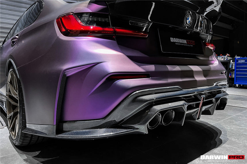 2021-UP BMW M3 G80 BKSSII Style Rear Bumper W/ Exhaust Tips