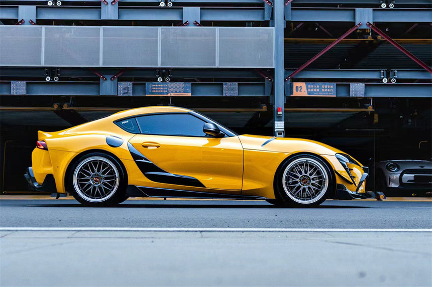 2019-UP Toyota GR Supra (J29/DB) A90 A91 BKSS Style Carbon Fiber Side Skirts