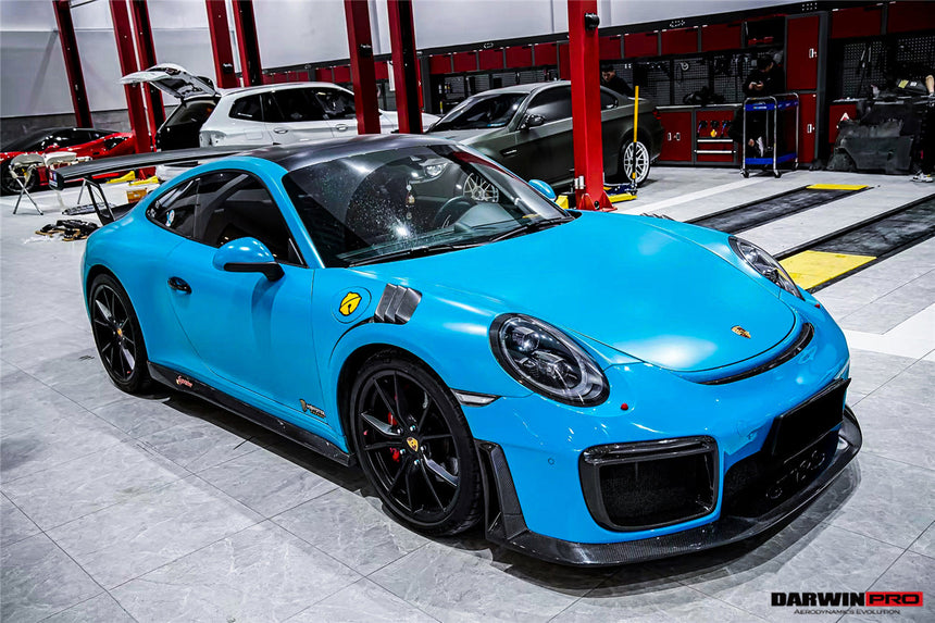 2016-2019 Porsche 911 991.2 Carrera /Targa 4/4S GT2RS Style Partial Carbon Fiber Front Bumper