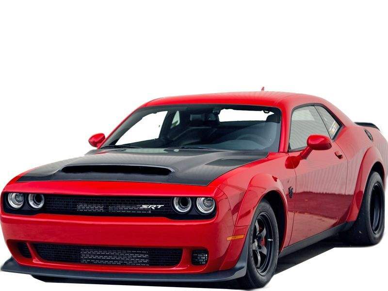 Dodge Challenger Demon Look Carbon Fiber Hood 2009-2023