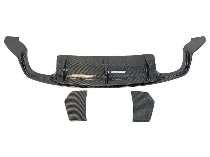 Audi TTS / TTRS MK3 8S 2016-19 AS Style Carbon Fiber Rear Diffuser With Winglets