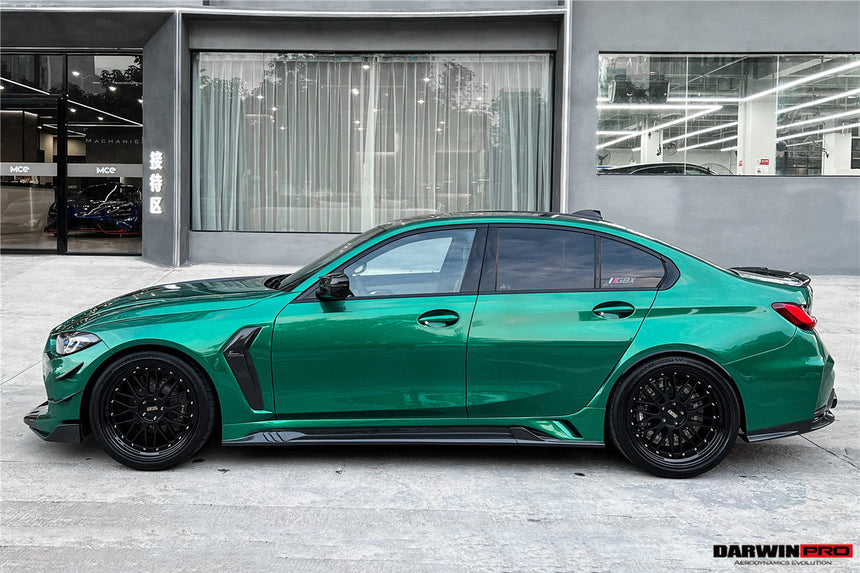 2021-UP BMW M3 G80 G81 BKSSII Style Front Bumper and Front Fender and Side Skirts