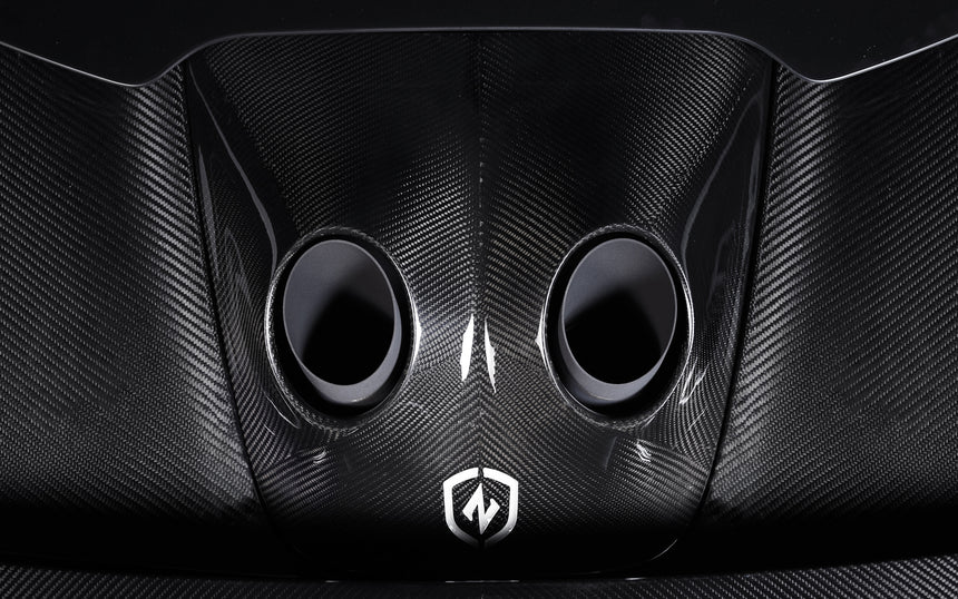 McLaren 650S Dry Carbon Fiber Fiber Volcano Conversion Kit Engine Cover - Zacoe