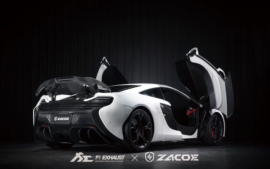 McLaren 650S Dry Carbon Fiber Fiber Rear Bumper Sides Set- Zacoe