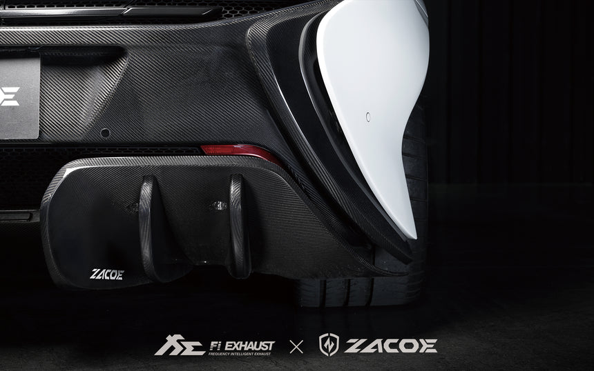 McLaren 650S Dry Carbon Fiber Fiber Rear Bumper Sides Set- Zacoe