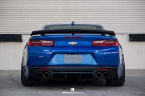 ZL1 style carbon fiber rear spoiler for 2016-2024 Chevrolet Camaro (Mounting points SS Stanchion Spoiler Only)