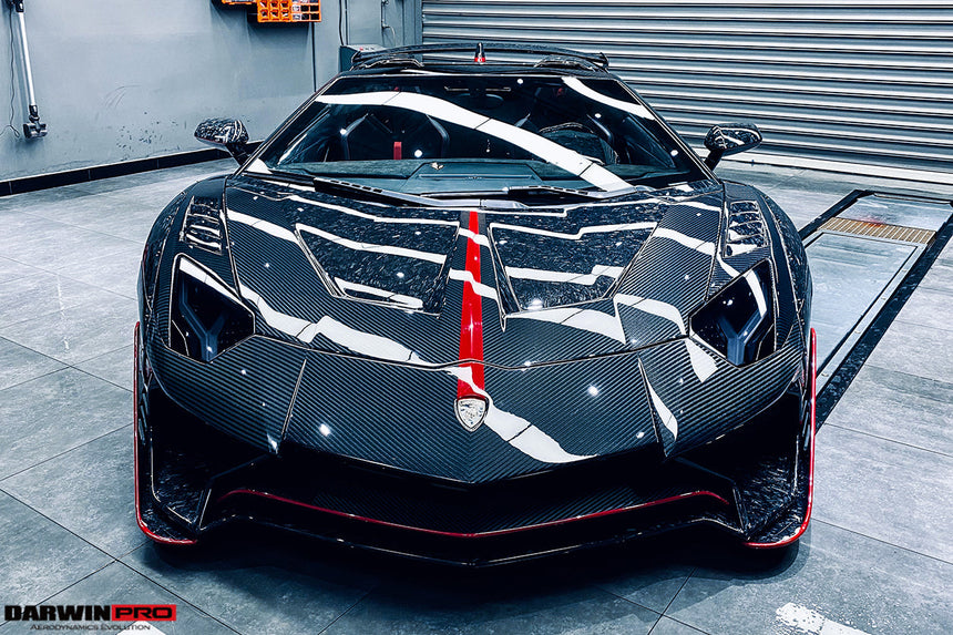2011-2016 Lamborghini Aventador LP700 Roadster SV-BKSSII Style Wide Body Carbon Fiber Aero Full Kit