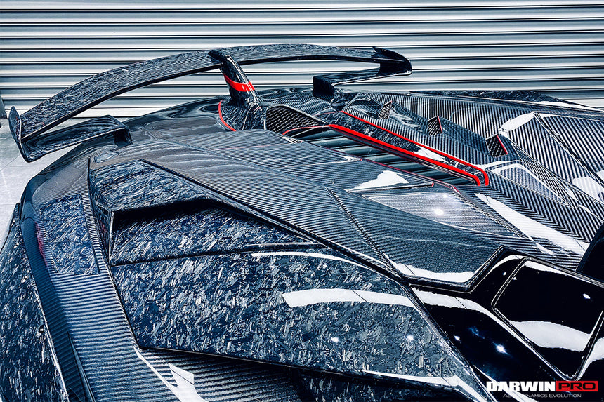 2013-2016 Lamborghini Aventador LP700 LP740 Roadster Carbon Fiber Rear Intake Panel
