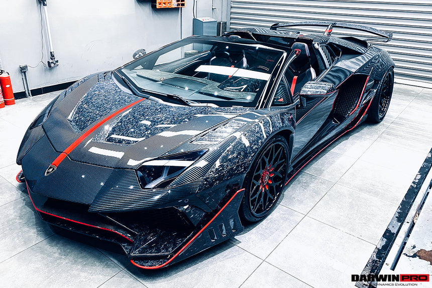 2011-2016 Lamborghini Aventador LP700 Coupe SV-BKSSII Style Wide body Carbon Fiber Aero Full Kit