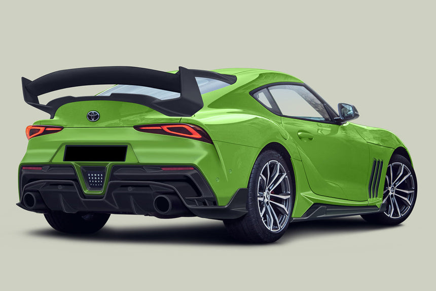 2019-UP Toyota GR Supra (J29/DB) A90 A91 BKSSII Style Carbon Fiber Wing