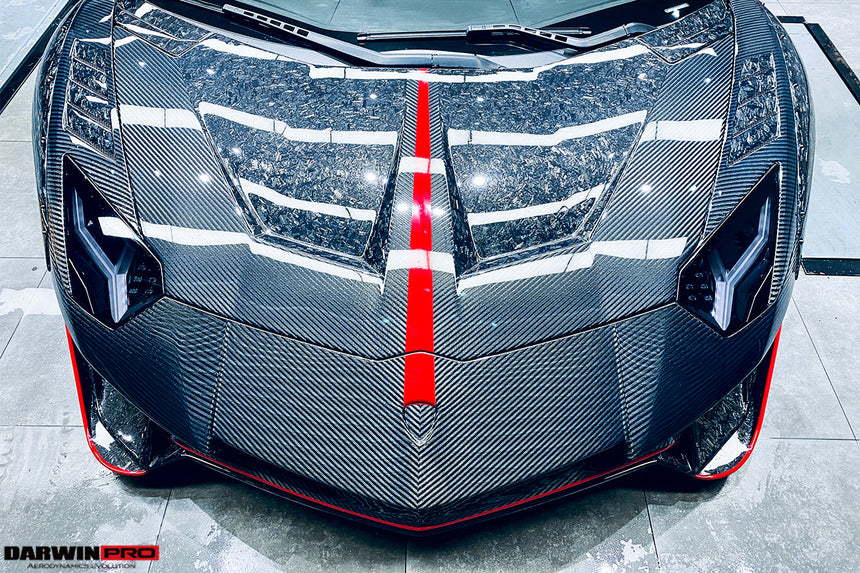 2011-2016 Lamborghini Aventador LP700 Coupe SV-BKSSII Style Wide body Carbon Fiber Aero Full Kit