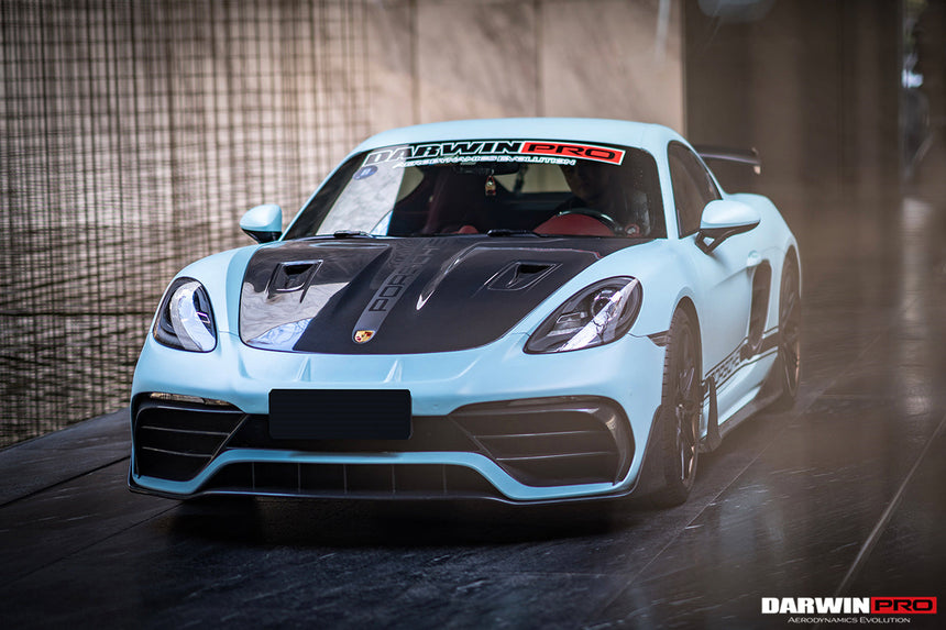 2016-2023 Porsche 718 Cayman/Boxster BKSS Style Partial Carbon Fiber Full Body Kit