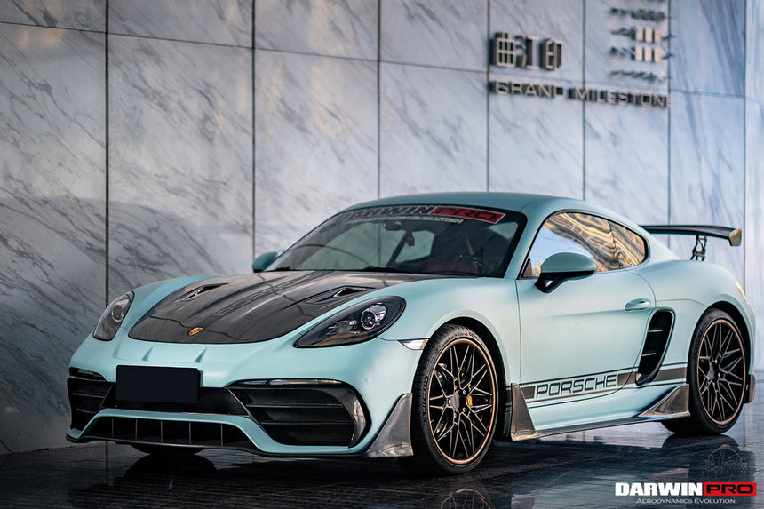 2016-2023 Porsche 718 Cayman/Boxster BKSS Style Partial Carbon Fiber Full Body Kit