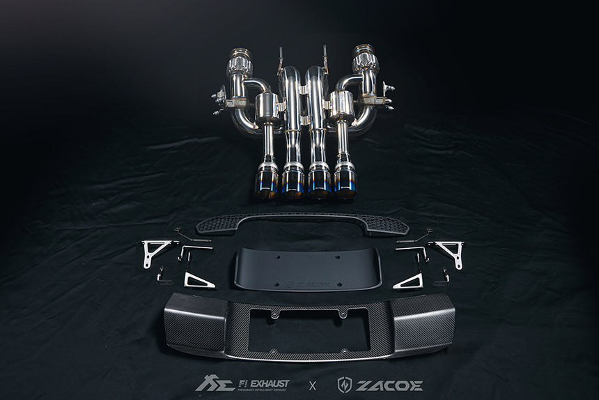 McLaren 720S Galaxy Wide Dry Carbon Fiber Full Kit - Zacoe