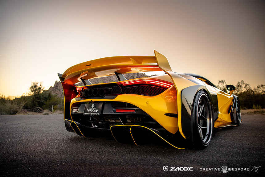 McLaren 720S Galaxy Wide Dry Carbon Fiber Full Kit - Zacoe