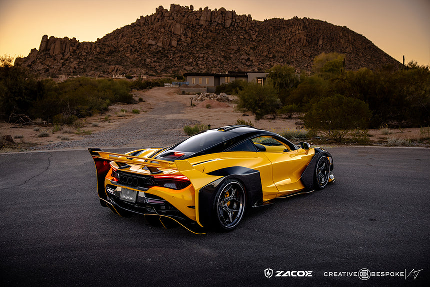 McLaren 720S Galaxy Wide Dry Carbon Fiber Full Kit - Zacoe