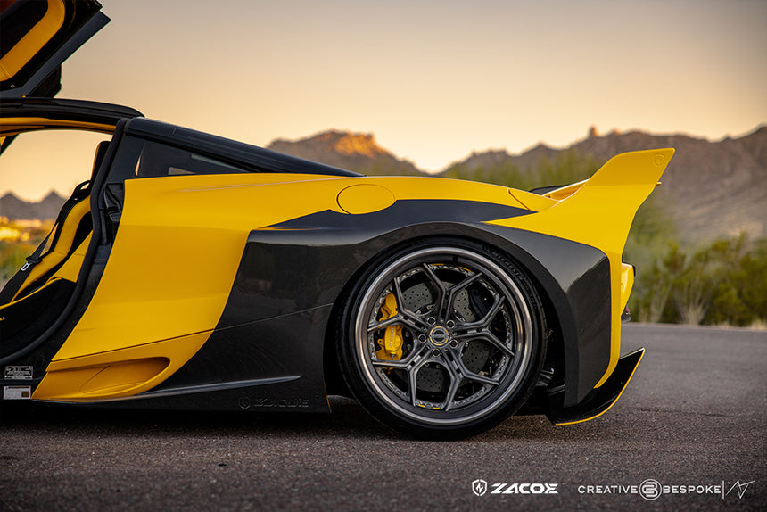 McLaren 720S Galaxy Wide Dry Carbon Fiber Full Kit - Zacoe
