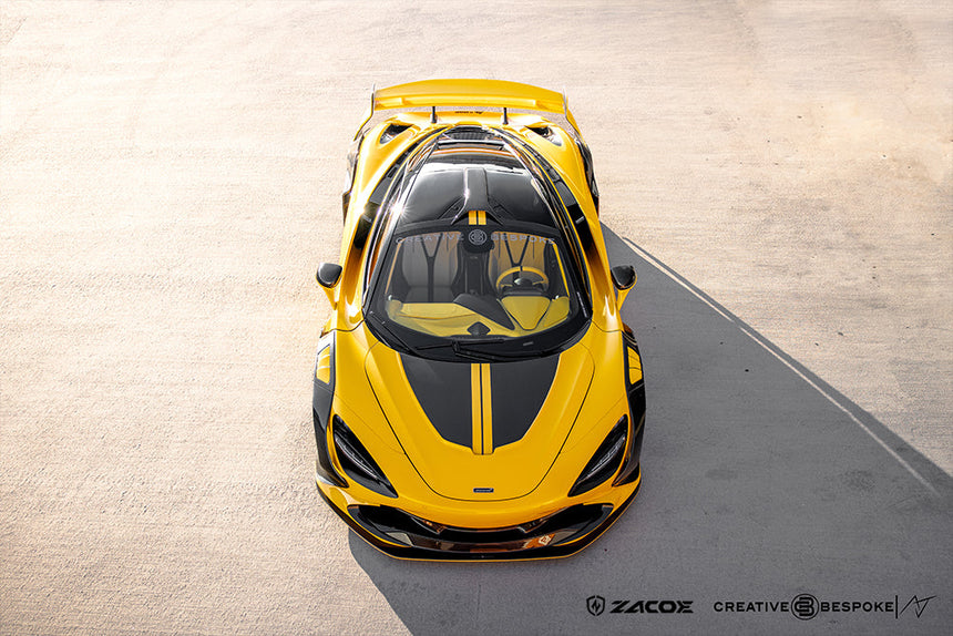McLaren 720S Galaxy Wide Dry Carbon Fiber Full Kit (NO HOOD / NO EXHAUST) - Zacoe