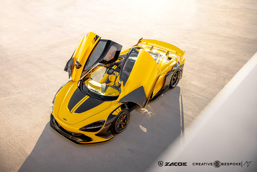 McLaren 720S Galaxy Dry Carbon Fiber Hood - Zacoe