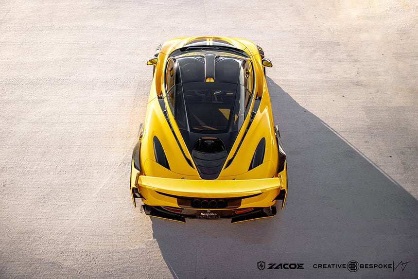 McLaren 720S Galaxy Wide Dry Carbon Fiber Full Kit - Zacoe